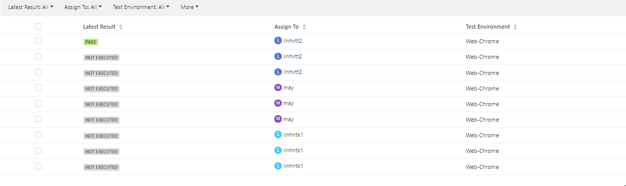 auto assign result